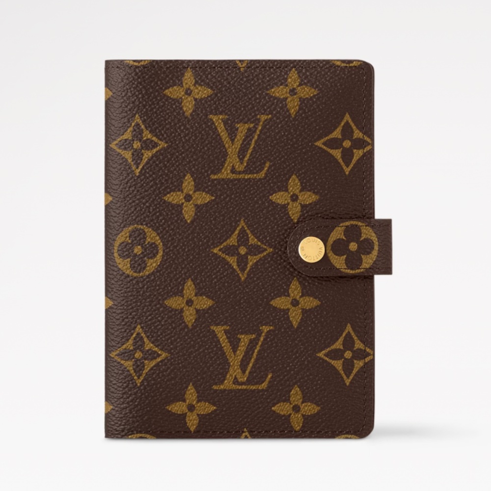 Authentic Louis Vuitton LV Small Ring Agenda Cover Planner Monogram PM